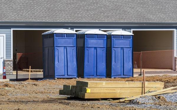 the number of porta potties required for a work site will depend on the size of the site and the number of workers, but work site portable restrooms can help determine the appropriate amount